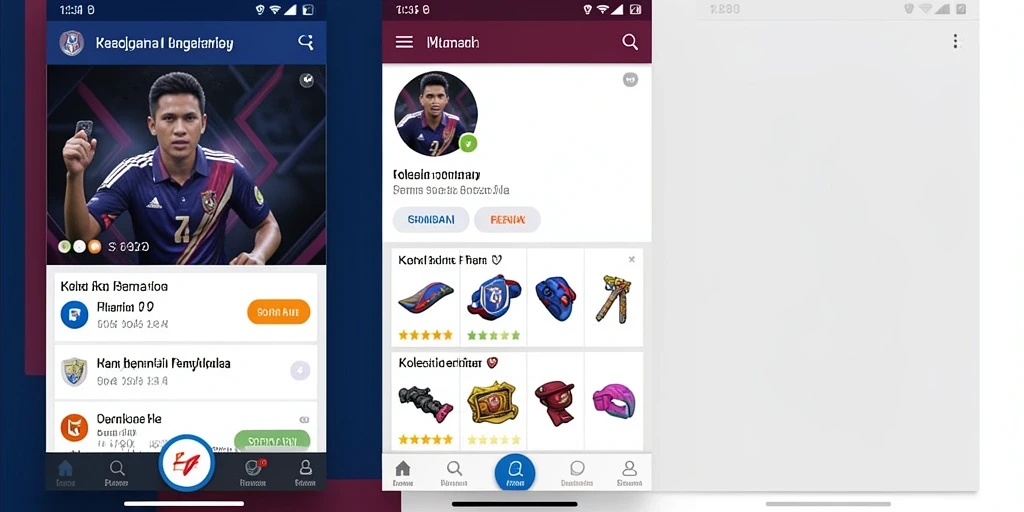 Tampilan awal aplikasi dengan grafis menarik.