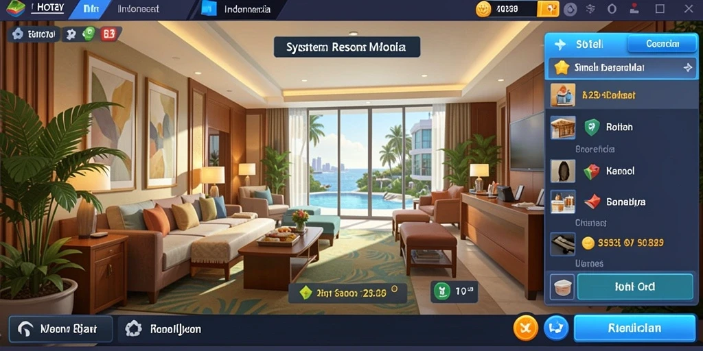 Screenshot menunjukkan karakter utama dalam pertarungan epik.