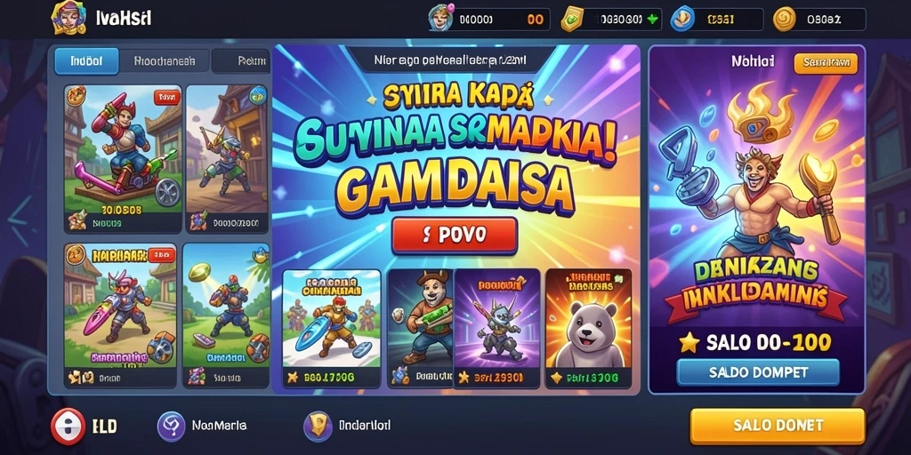 Tampilan awal yang memukau dan mudah dinavigasi.