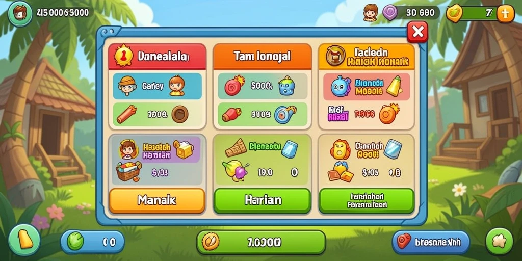 Tampilan antarmuka yang intuitif dan menarik.