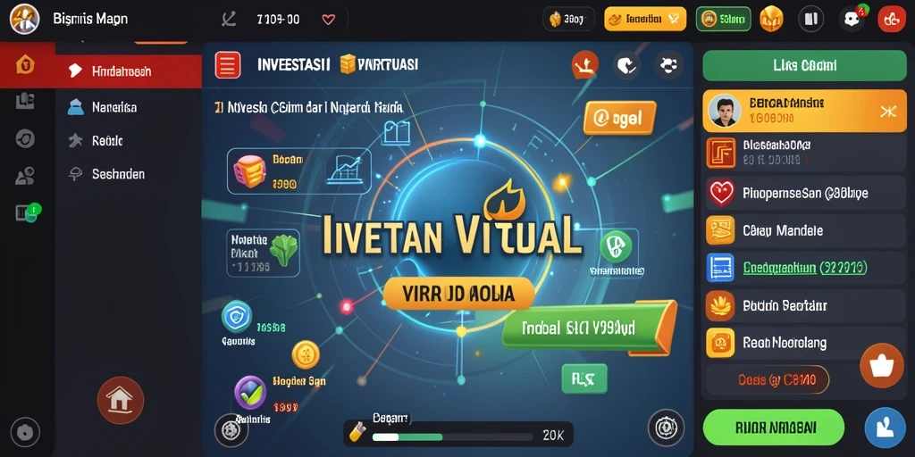 Tampilan mesin slot yang menarik dan bercahaya.